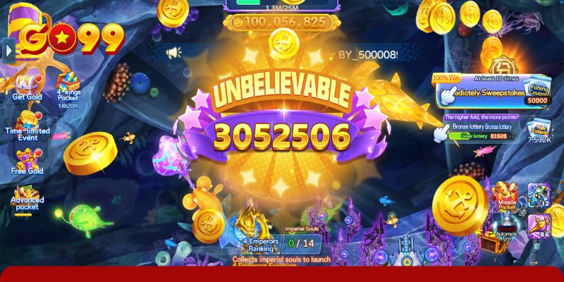 Đặc sắc của trò chơi King of Fishing game