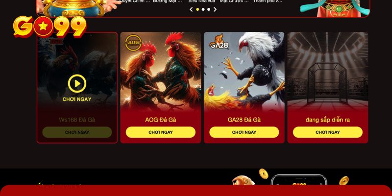 Trường đấu chọi gà được tái hiện sống động tại GO99